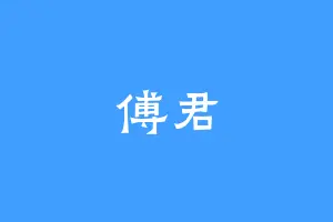 傅君