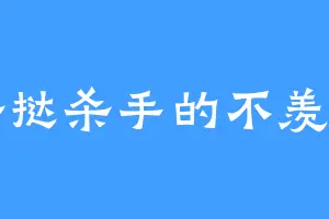 蛋挞杀手的不羡阳