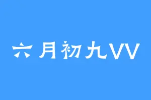 六月初九VV