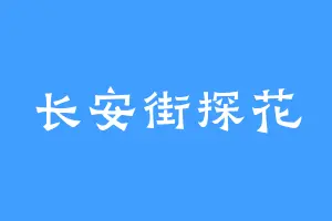 长安街探花