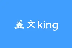 盖文king