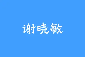 谢晓敏