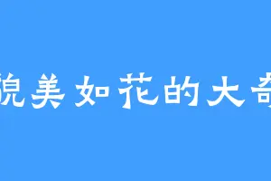 貌美如花的大奇