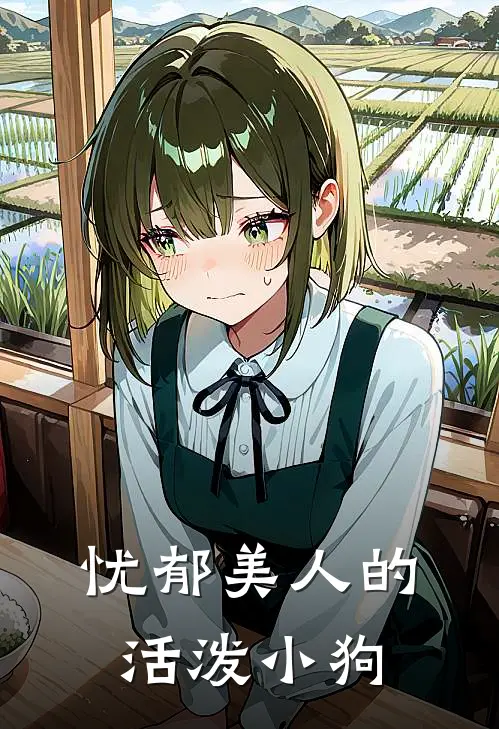 忧郁美人的活泼小狗