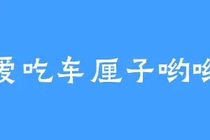 爱吃车厘子哟哟