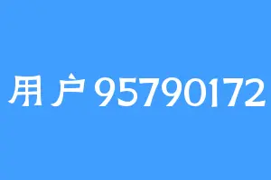 用户95790172