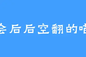 会后后空翻的喵